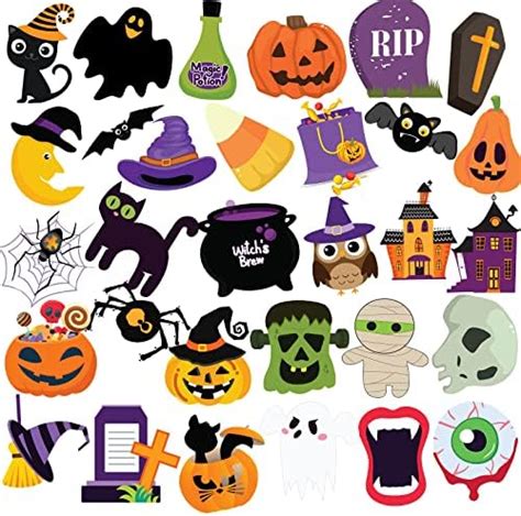 Amazon Whaline Pcs Halloween Cutouts With Glue Points