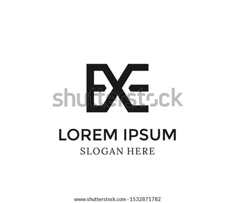 Letter Exe Logo Modern Template Design Stock Vector (Royalty Free) 1532871782 | Shutterstock