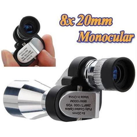 Mini Telescopio Port Til Con Visi N Nocturna Monocular De Bolsillo Con