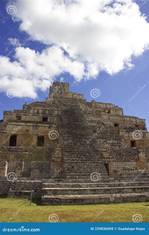 Ruins of Campeche, Pyramids of EdznÃ¡ is a Mayan Archaeological Site ...