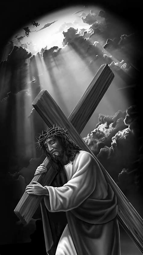 Yesu Prabhu Black And White Lord Jesus God Hd Phone Wallpaper Peakpx