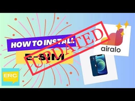 Updated How To Install Airalo Esim On Your Iphone Youtube