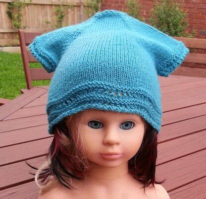 Cute Babe Doll Dress Shape Hat Knitting Pattern By Jade LoveCrafts