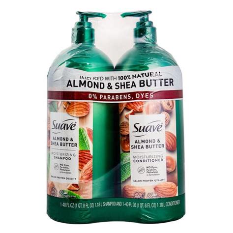 Suave Almendra Y Karité Shampoo Acondicionador 2 Unidades 1 18 L Cuidado Del Cabello