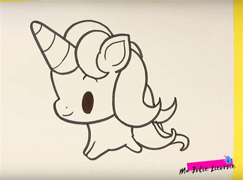 dessin facile licorne - Les dessins et coloriage