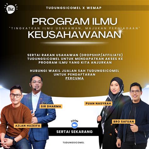 Program Ilmu Keusahawanan Usahawan Tudungsicomel