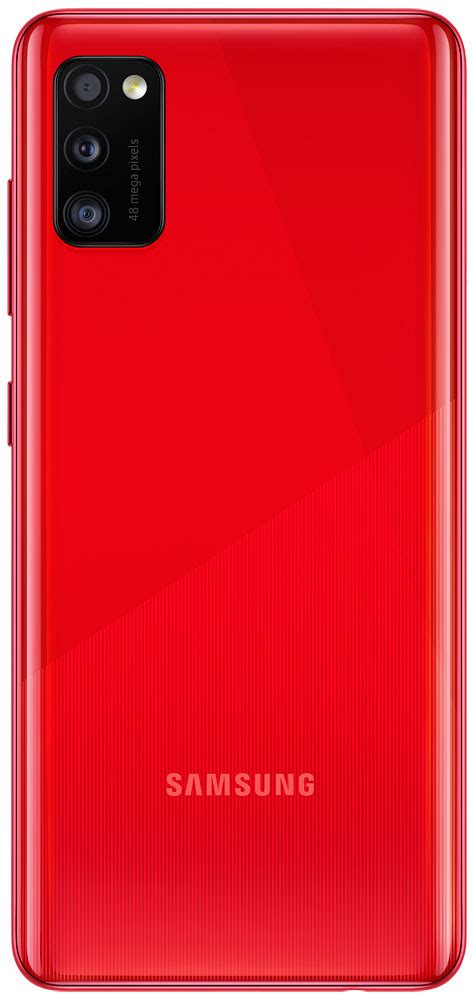 Смартфон Samsung Galaxy A41 4/64Gb Red: купить по цене 15 990 рублей в ...