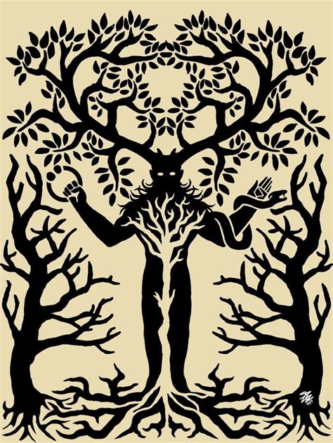 Pagan Art Cernunnos Celtic Gods