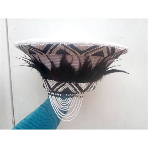 Hats Large Zulu Hat African Hat Isicholo African Bucket Hat