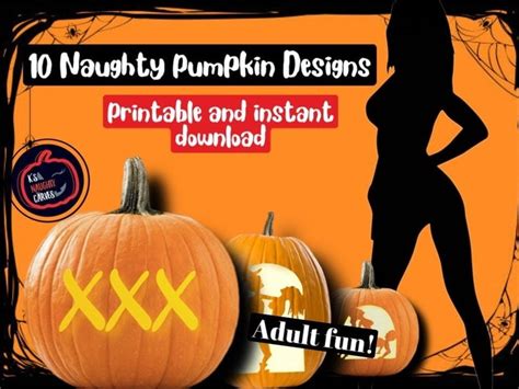 X Rated Sexy Adult Pumpkin Carving Kit Etsy