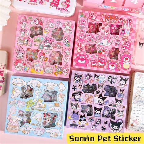 Sanrio Sticker Cute T Box 100 Pcs Journal Sticker Cinnamoroll