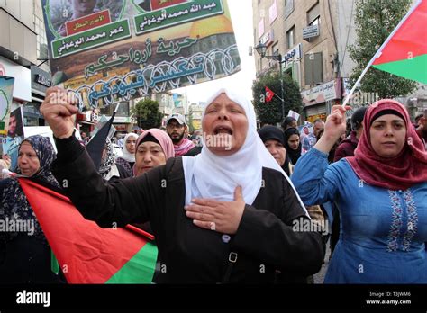 Ramallah Ribera Occidental Territorio Palestino 10 Abr 2019 Los