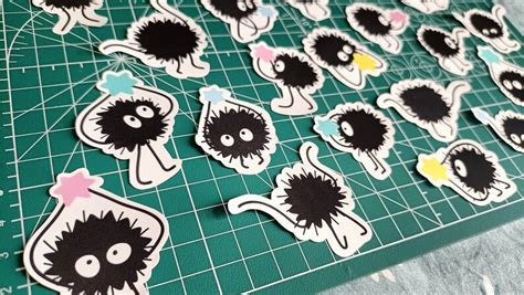 Spirited Away Soot Sprite Stickers Susuwatari Sprinkles Etsy