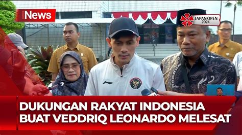 Veddriq Leonardo Berterima Kasih Atas Doa Dan Dukungan Masyarakat