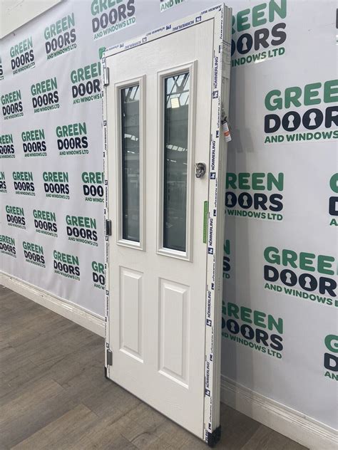 Kommerling Composite Agate Grey Front Door Green Doors