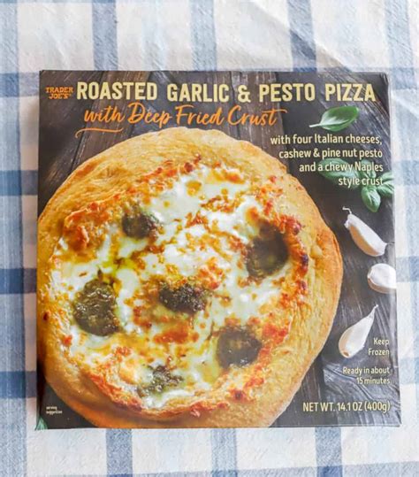 Trader Joe S Roasted Garlic And Pesto Pizza BecomeBetty