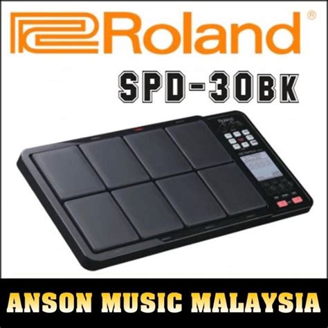 Roland Octapad Spd Bk Digital Percussion Pad Black Stage Off