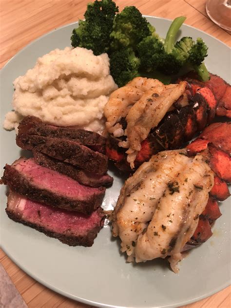 Early Valentines Day Dinner For Us Keto Surf And Turf Baked Lobster 24924 Hot Sex Picture