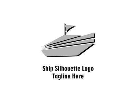 Ship Silhouette Logo Vector Graphic By Yuhana Purwanti · Creative