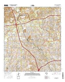 Camp Bullis Topo Map In Bexar County Texas