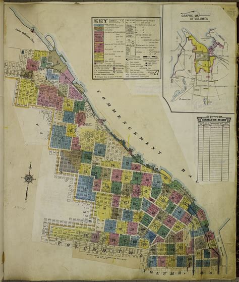 Sanborn Fire Insurance Map From Tacoma Pierce County Washington