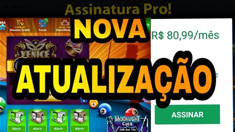 NOVA ATUALIZAÇÃO SÓ PARA OS RICOS 8 BALL POOL YouTube