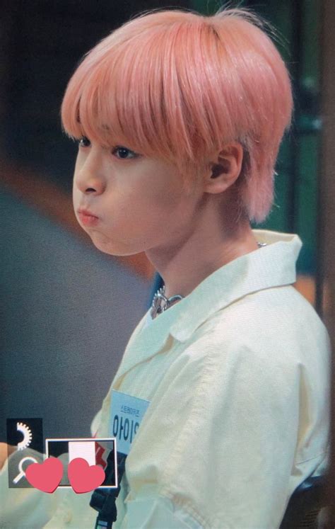 εïз ↝ Sтɾαωвєɾɾч 「 📷 Stray Kids In Yang Jeongin 」 Rose Hair Pink