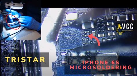 Iphone 6s Not Charging Easy Step By Step Tristar Microsoldering Repair Nothing Left Out