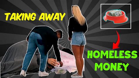 Stealing From Homeless 🥺 Social Experiment Youtube