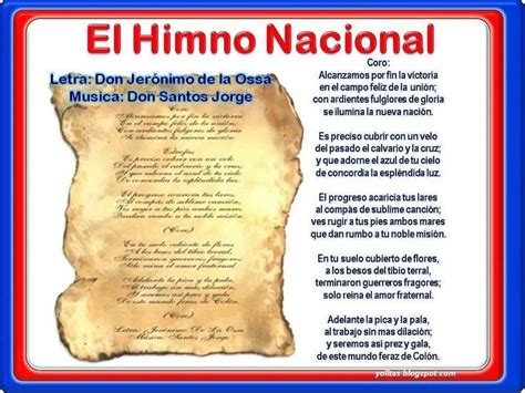 himno nacional bello | Panama, Panama canal, Culture