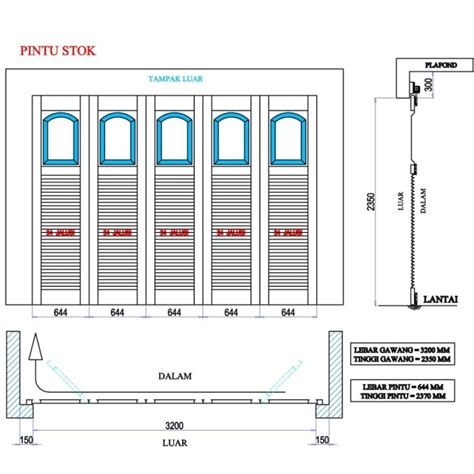 Detail Gambar Kerja Pintu Sliding Garasi Koleksi Nomer 8