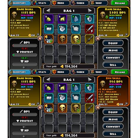 Comparing Items - Support - Dungeon Quest Forums