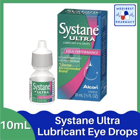 Alcon Systane Ultra Lubricant Eye Drops 5ml 10ml Lazada