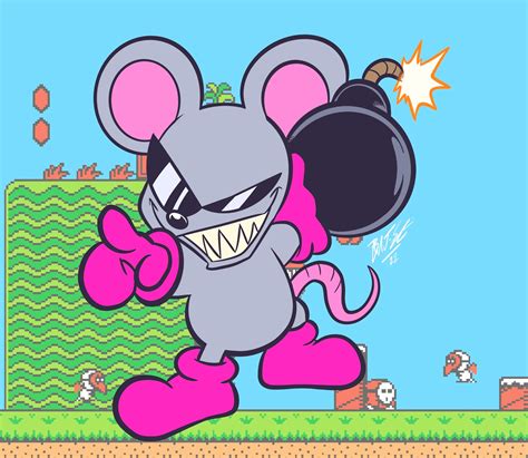 Mouser (Super Mario Bros. 2) : r/mouser