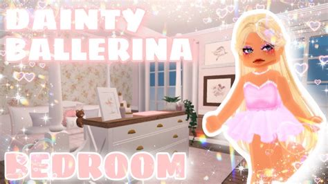 Dainty Ballerina Bedroom Speed Build Bloxburg YouTube