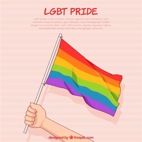 Fondo De Orgullo Lgbt Con Muchos Colores Vector Gratis