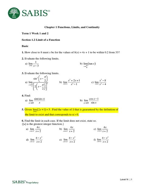 2122 Course Revision Questions Calculus I Updated 2 Download Free Pdf