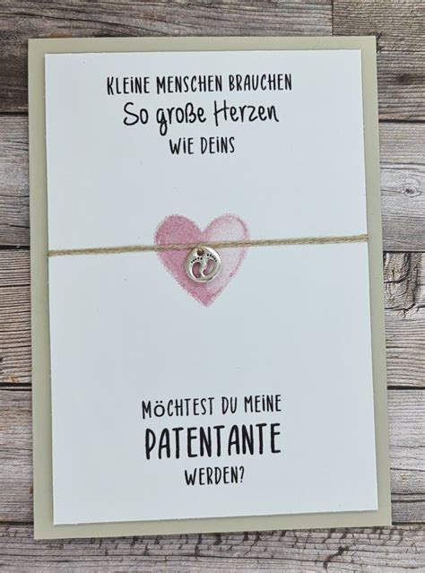 Karte Patentante Basteln Karte Patenonkel Basteln Stampin Up