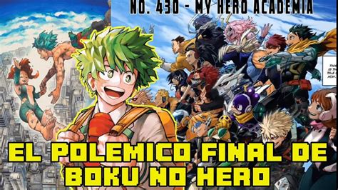 El Polemico Final De Boku No Hero An Lisis Y Opinion