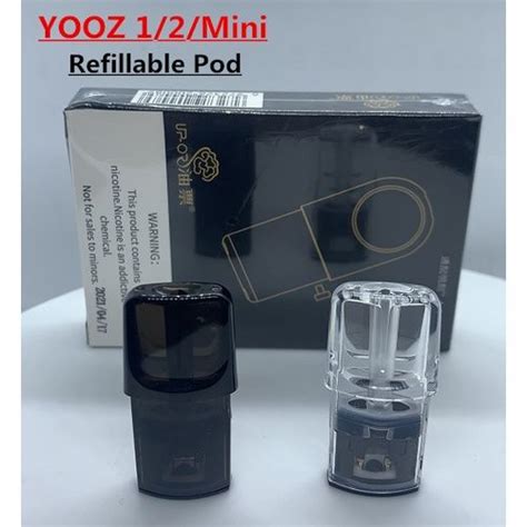 YOOZ 1 2 YOOZ MINI Universal REFILLABLE EMPTY PODS POD REFILL 3 5