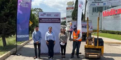 Inici Guadalupe Cuautle Programa De Bacheo En San Andr S Cholula