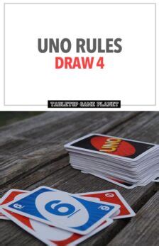 UNO Rules Draw 4 – Tabletop Game Planet