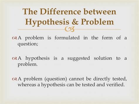 Types of Hypothesis-Advance Research Methodology