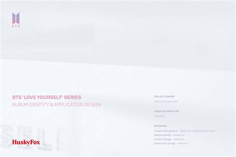 BTS LOVE YOURSELF SERIES Album Identity On Behance