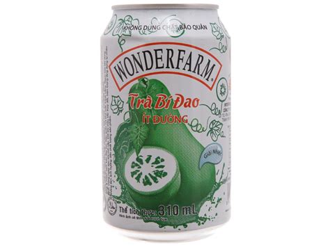 Trà bí đao Wonderfarm lon 310ml giá tốt tại Bách hoá XANH