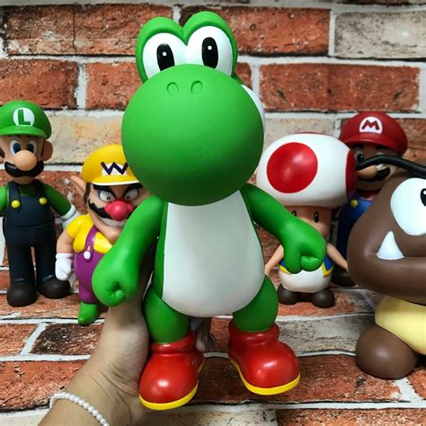 Boneco Colecionavel Em Pvc Yoshi Cm Super Mario