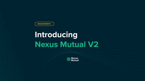 Nexus Mutual Nexus Mutual V Live On Ethereum Mainnet