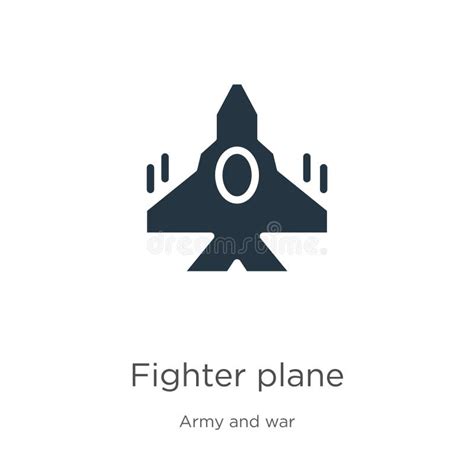 Vector De Icono Del Avión De Combate ícono De Avión De Combate Plano