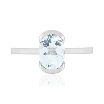 Bague Femme Aigue S Marine S Maty