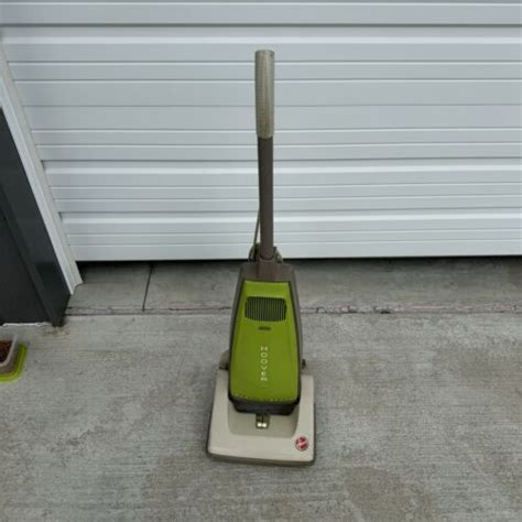 Vintage Hoover Dial A Matic Model 1149 Upright Vacuum Cleaner Green Mcm